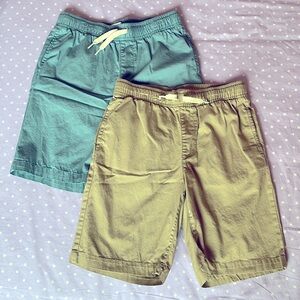 2 pairs - Old Navy pull-on shorts - boys L (10-12)